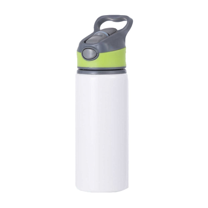 Botella de Aluminio 650 ml con Tapa de Color