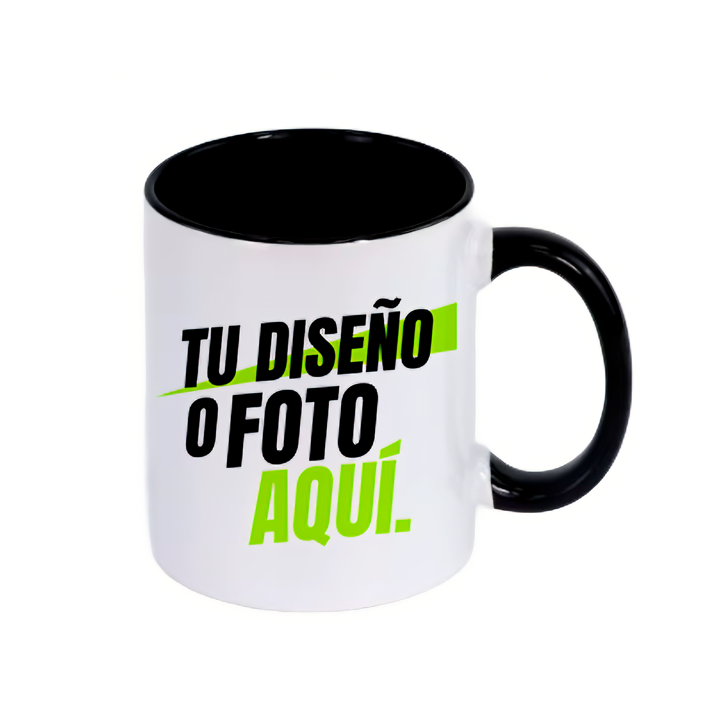 Taza 11 oz con Interior y Asa de Color