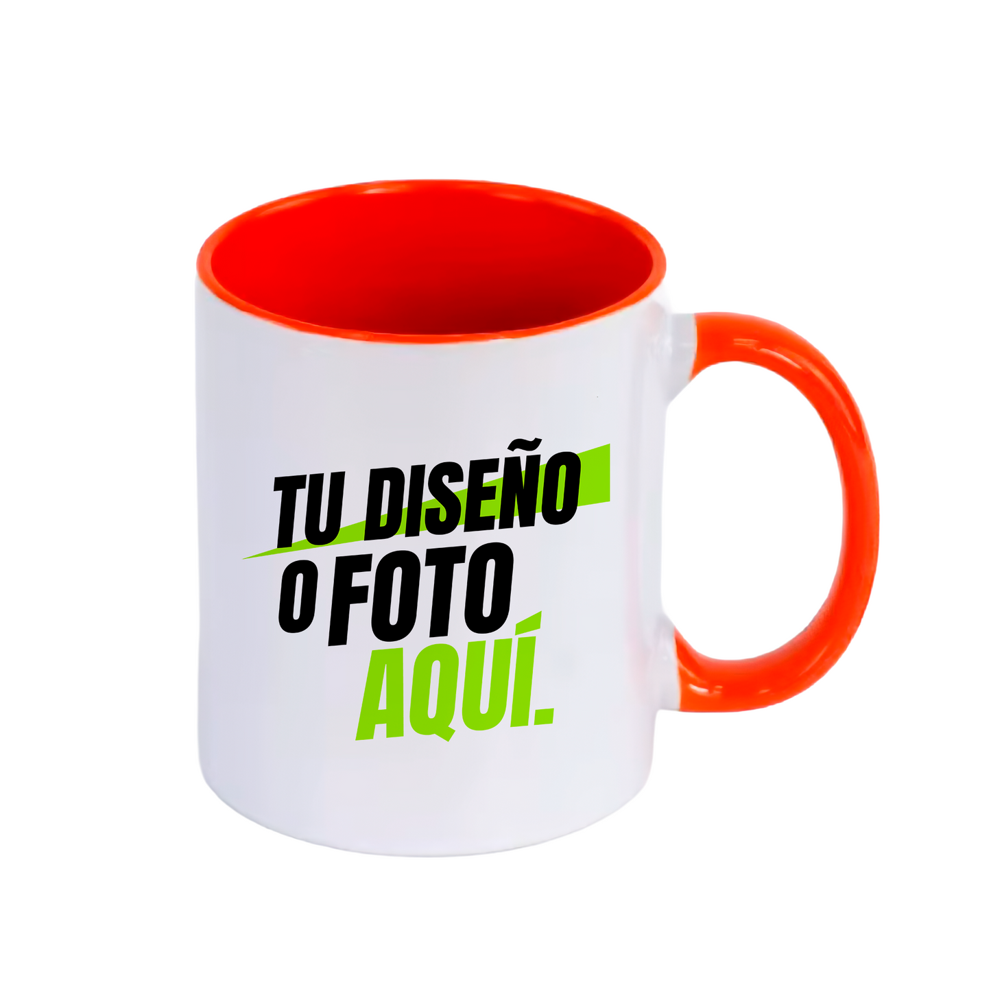Taza 11 oz con Interior y Asa de Color