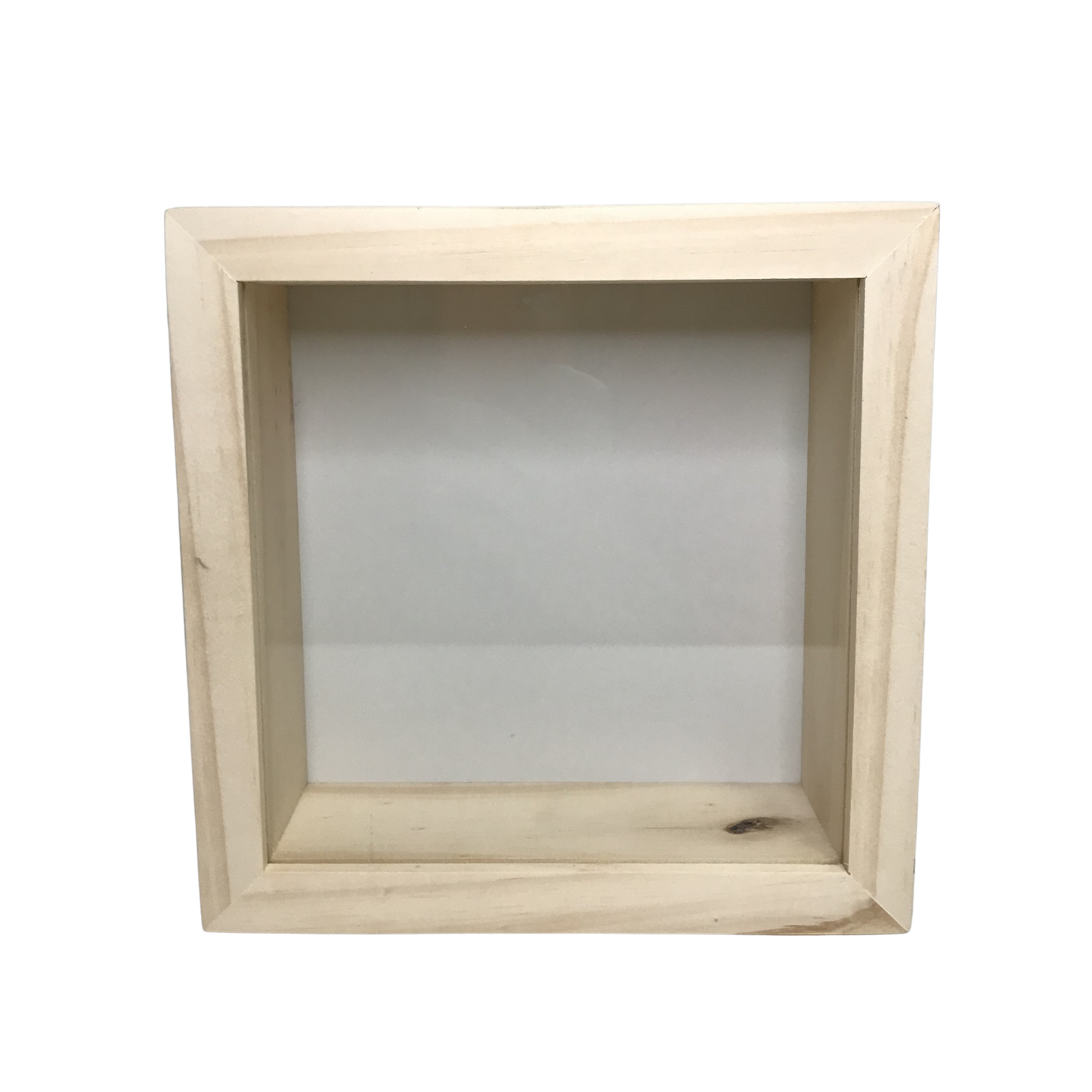 Alcancía de Madera con Vidrio 20x20 cm Personalizable