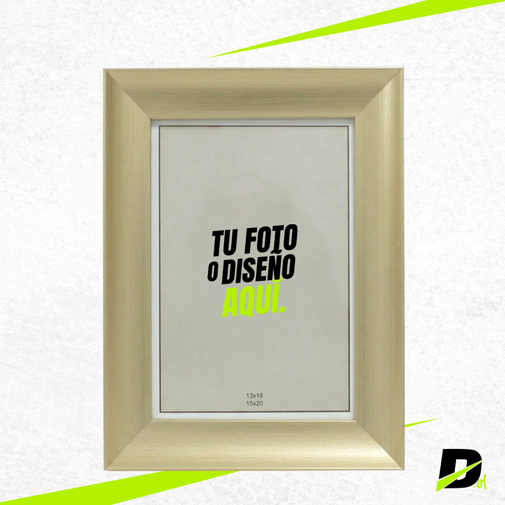 Marco Plástico Ancho con Fotografía Incluida