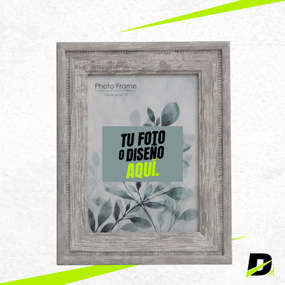 Marco Plástico Símil Madera Personalizado con Fotografía