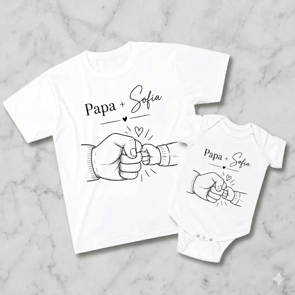 Pack Día del Padre Personalizado | Polera + Body