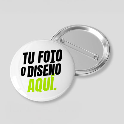 Chapitas Circulares con Prendedor