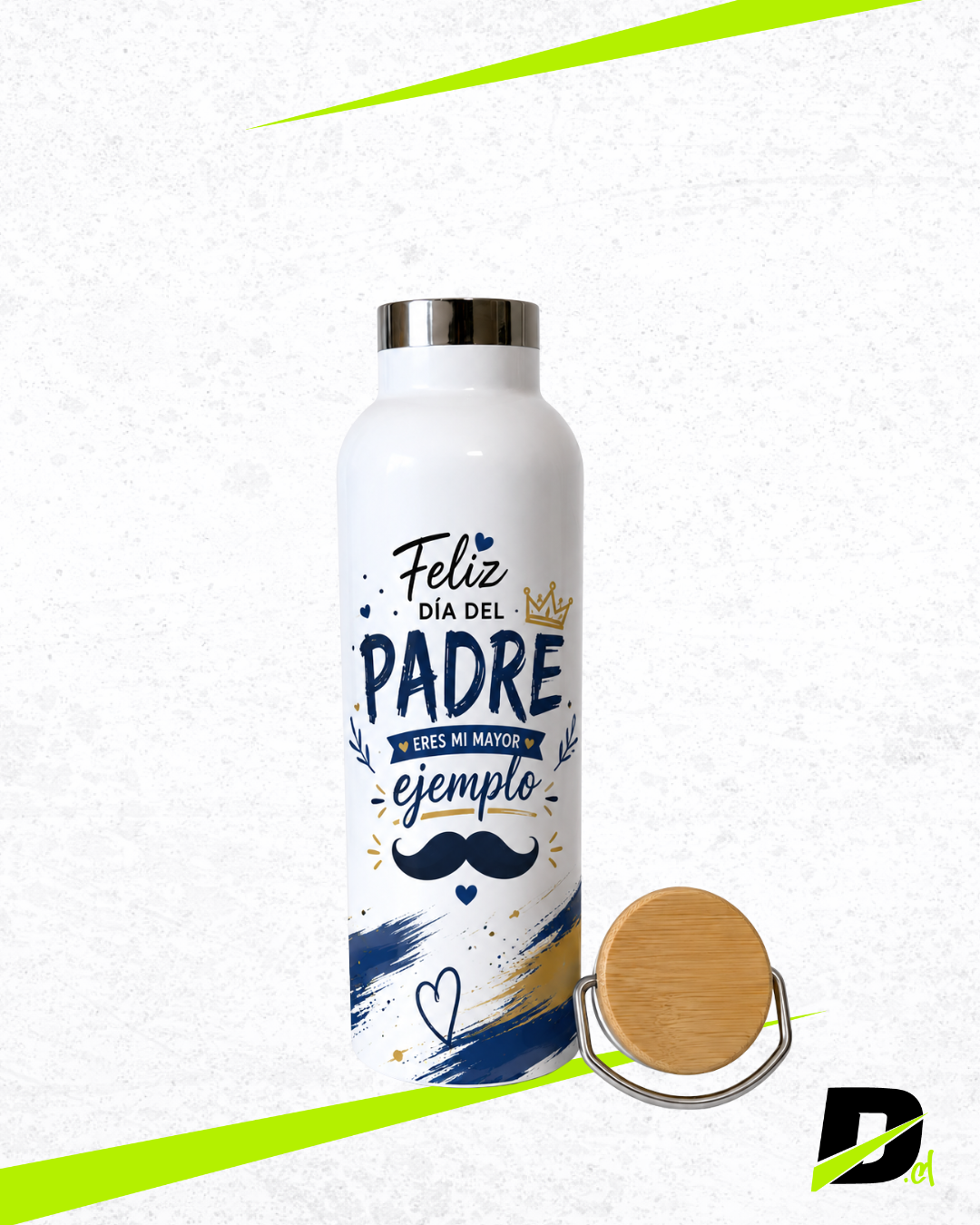 Botella Térmica Personalizada para Papá 600 ml | Regalo Día del Padre