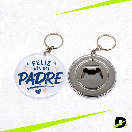 Llavero Destapador Personalizado Día del Padre | Un Detalle Útil para Papá