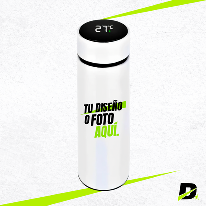 Termo Digital Personalizado 450 ml | Acero Inoxidable con Pantalla de Temperatura