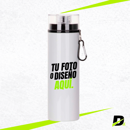 Botella de Aluminio 850 ml con Tapa Rosca