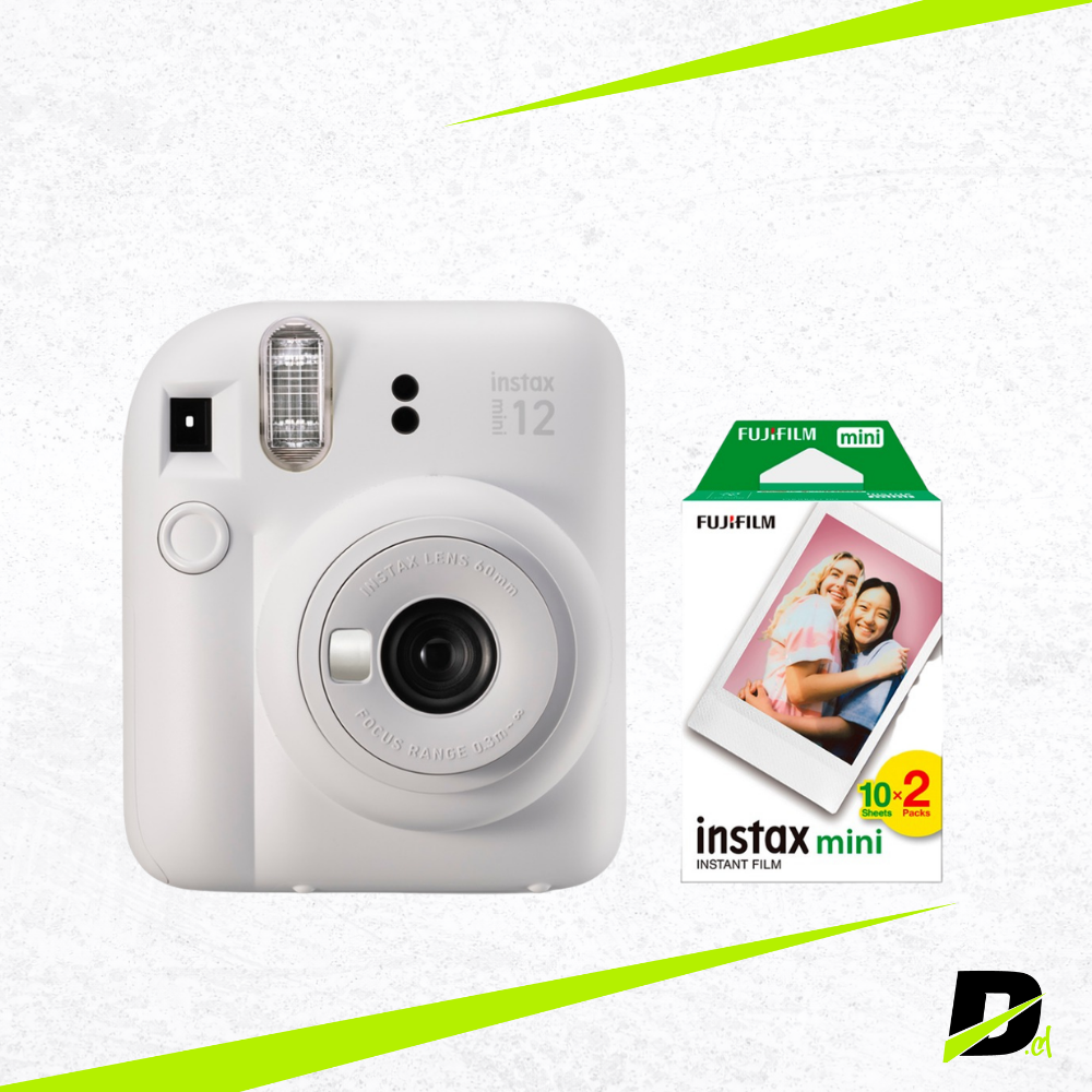 Cámara Instantánea Instax Mini 12 Blanco Arcilla