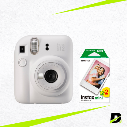 Cámara Instantánea Instax Mini 12 Blanco Arcilla