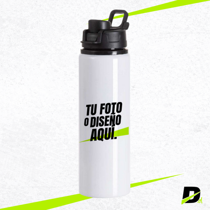 Botella de Aluminio 750 ml con Tapa Click