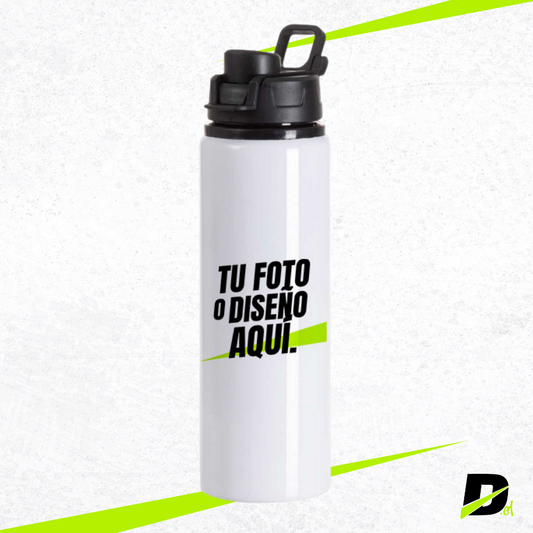 Botella de Aluminio 750 ml con Tapa Click