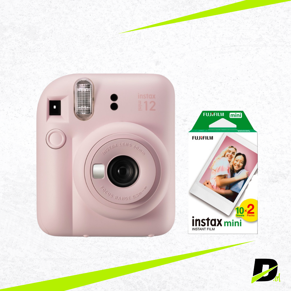 Cámara Instantánea Instax Mini 12 Flor Rosa