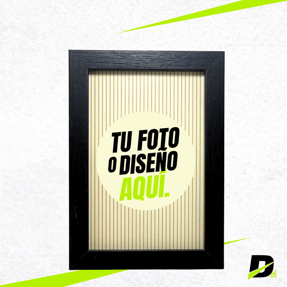 Marco MDF Tipo Box con Fotografía Incluida