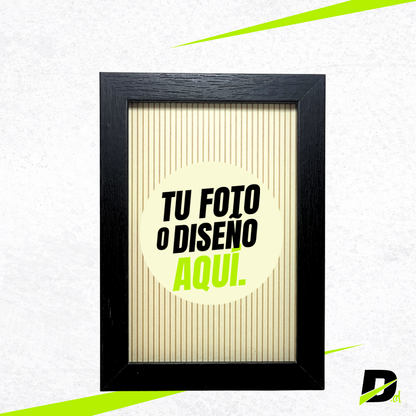 Marco MDF Tipo Box con Fotografía Incluida