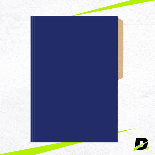 Carpeta Cartulina Búho Pigmentada Azul Oficio