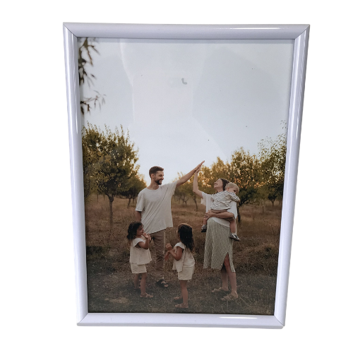 Marco Plástico Moldura Fina con Foto Incluida