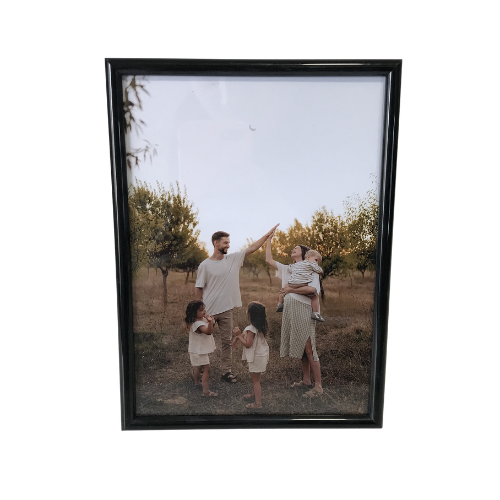 Marco Plástico Moldura Fina con Foto Incluida