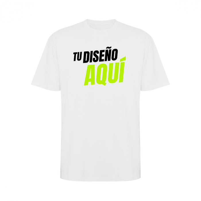 Polera Manga Corta Heavyweight Oversize Personalizada