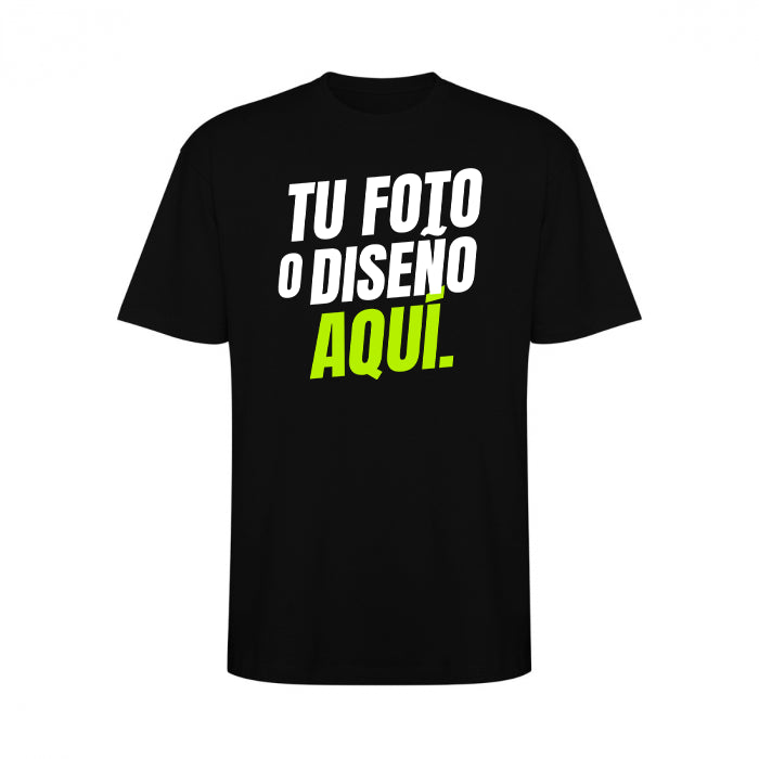 Polera Manga Corta Heavyweight Oversize Personalizada