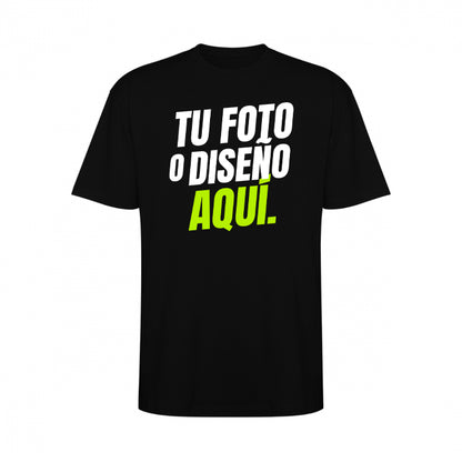 Polera Manga Corta Heavyweight Oversize Personalizada