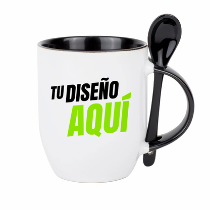 Tazón con Cuchara 11 oz
