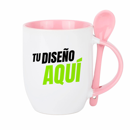 Tazón con Cuchara 11 oz