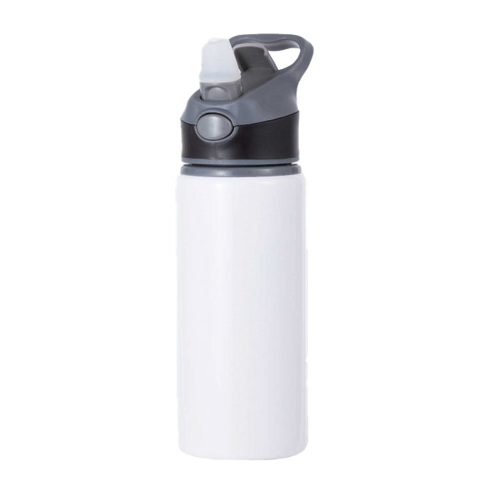 Botella de Aluminio 650 ml con Tapa de Color