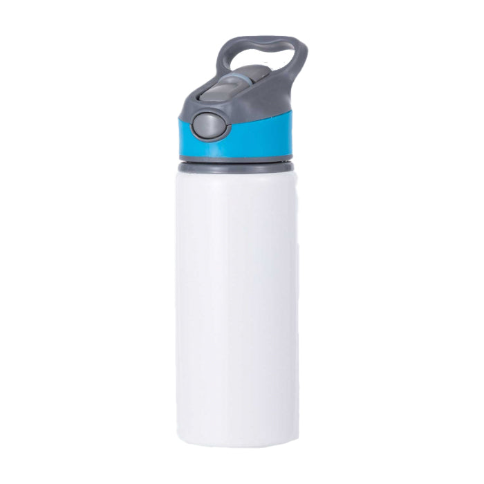 Botella de Aluminio 650 ml con Tapa de Color